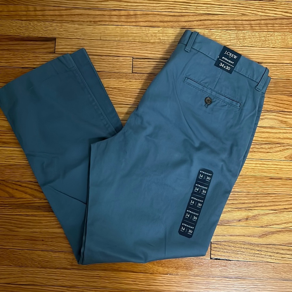 Men's JCrew Factory Straight Fit Flex Chinos - NWT